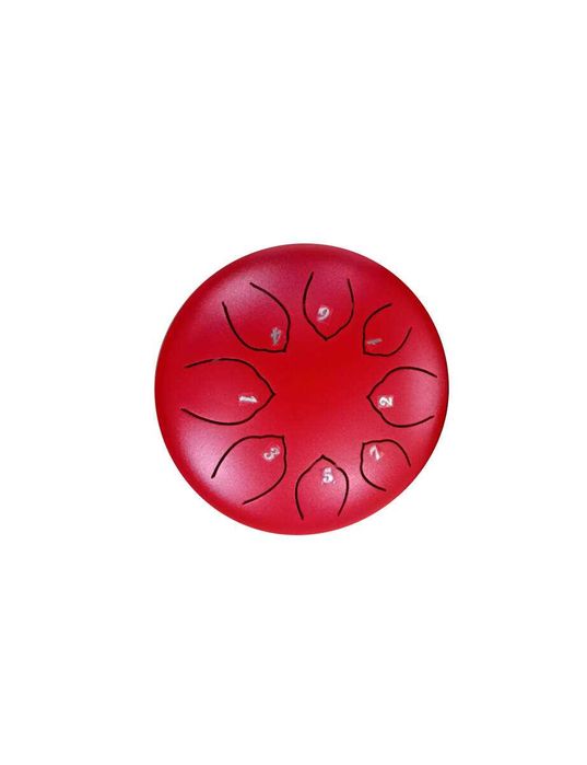 Tongue Drum Hluru 6" 8 ton TOY8-6-Red Bębenek eteryczny