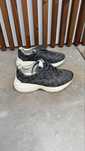 Sapatilhas Gucci Rhyton Sneaker em GG Supreme preto/cinza