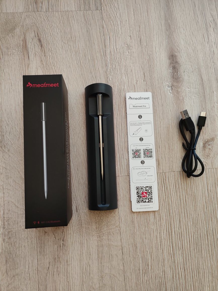 Meatmeet Pro бездротовий термометр для м'яса з Wi-Fi та Bluetooth