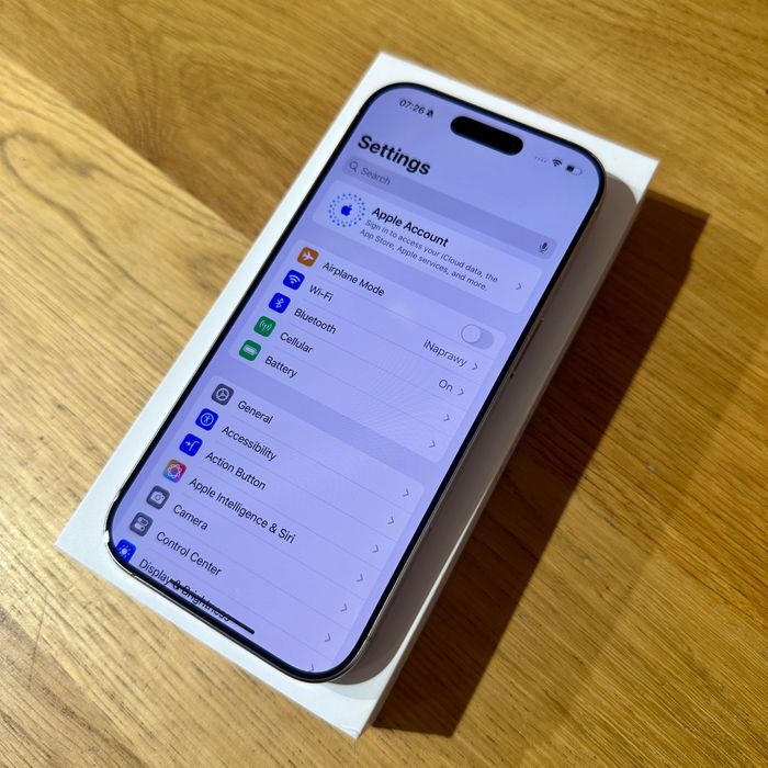 Apple iPhone 16 Pro 128GB White Titanium Idealny Bateria 100% Gwar.