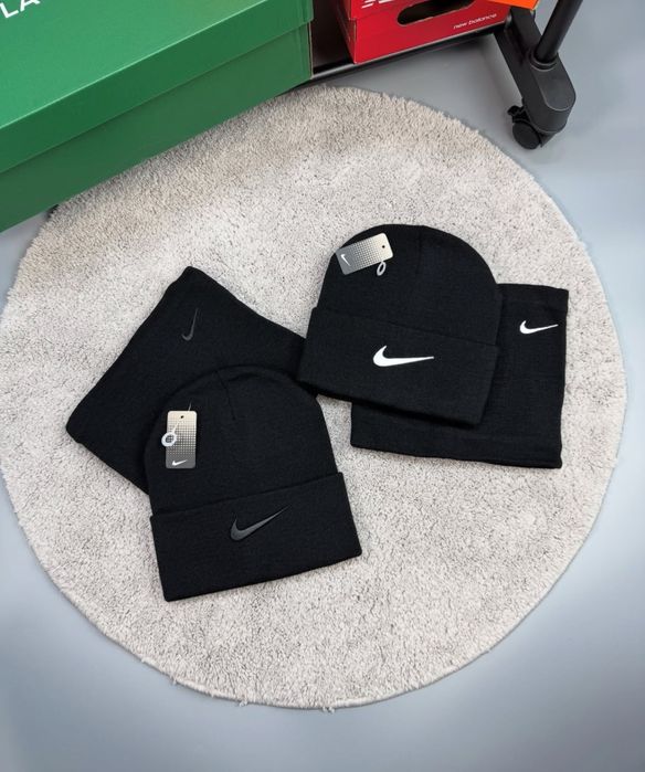 Спортивні комплекти набори шапка+баф Nike Найк