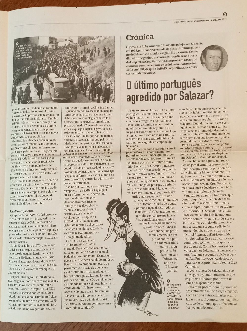 Salazar Edição Extra Diário de Lisboa