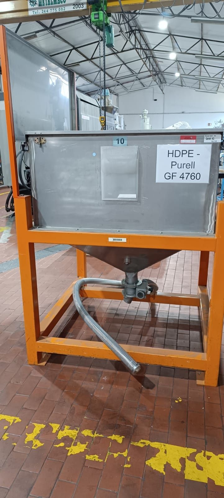 Silos inox - armazenagem e alimentação