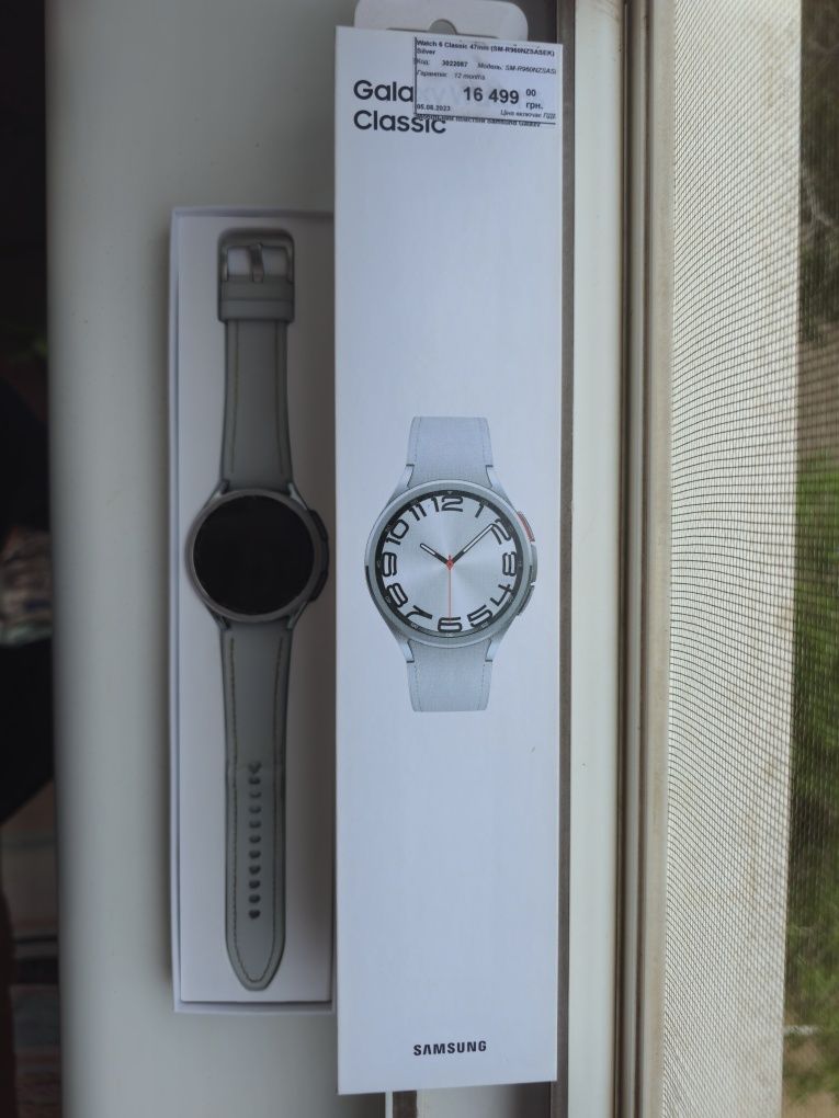 Продаю Samsung Galaxy Watch6 Classic (47мм, SM-R960)