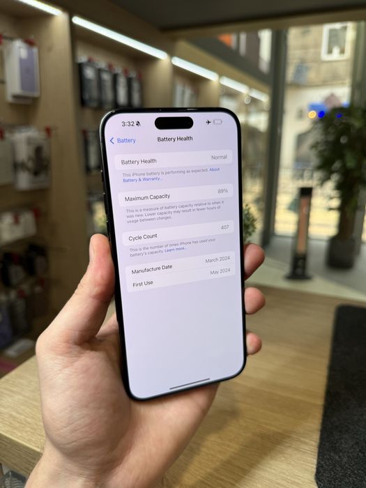 Б/у iPhone 15 Pro Max 256Gb Black