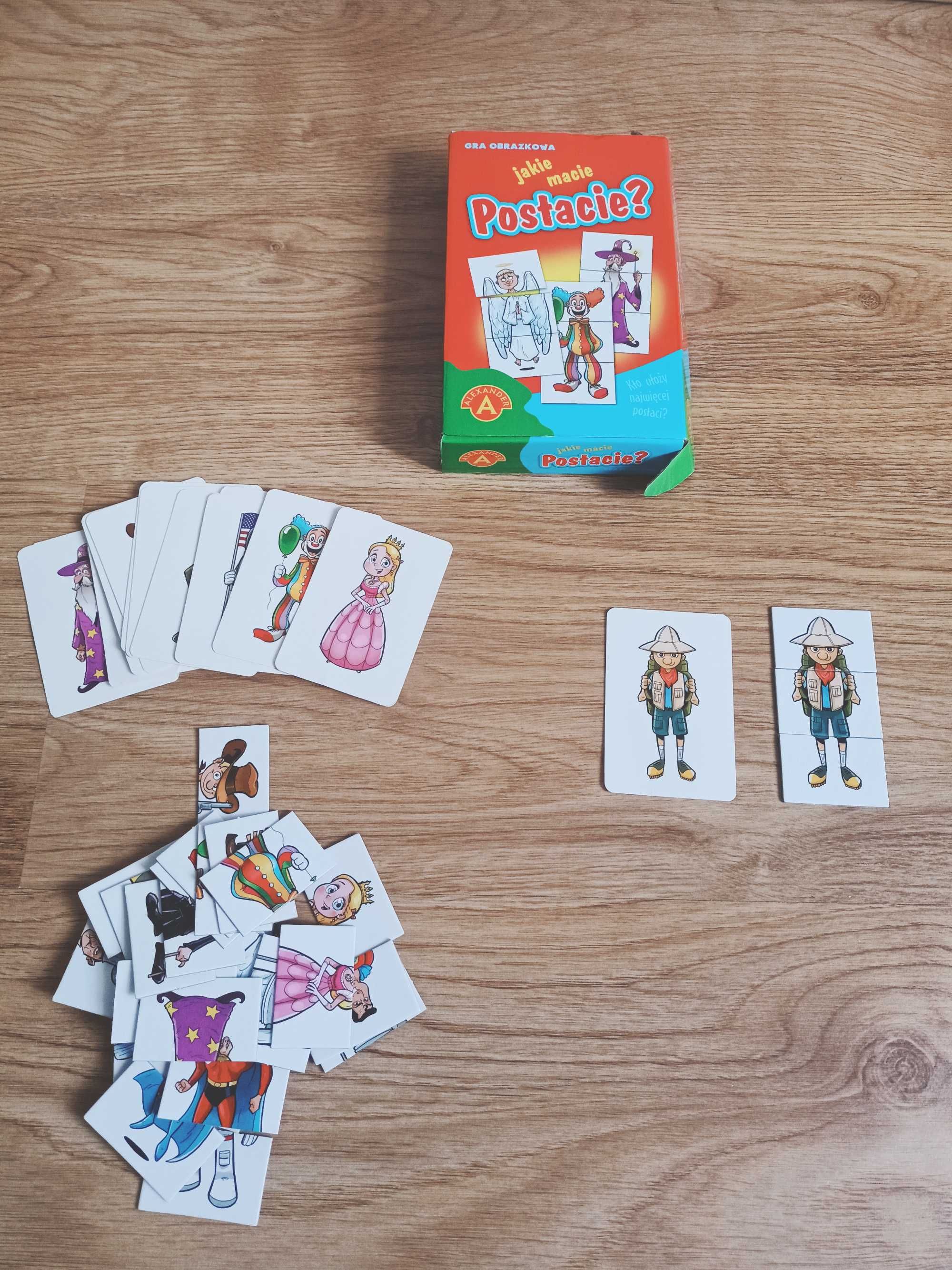 Puzzle układanka gra Jakie macie postacie?