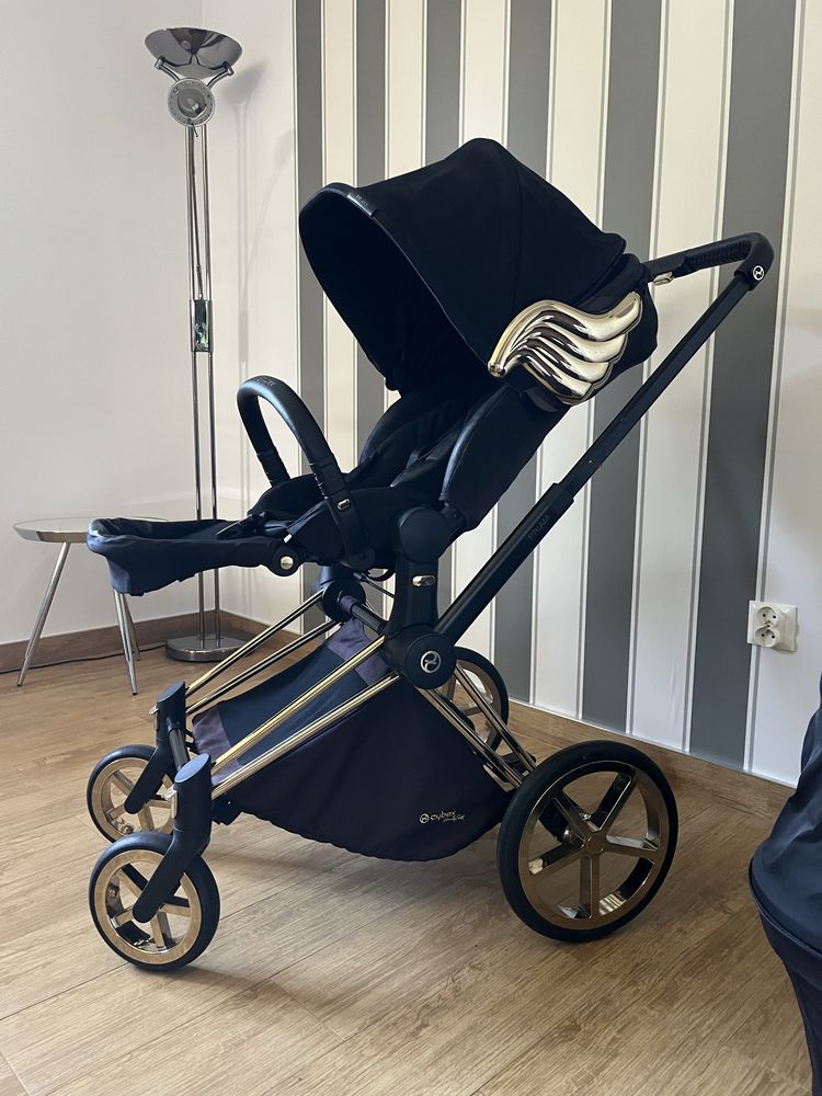 Cybex Priam By jeremy scott złote skrzydla pełny zestaw