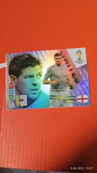 Karta limited edition World cup Brasil 2014 Gerrard Anglia