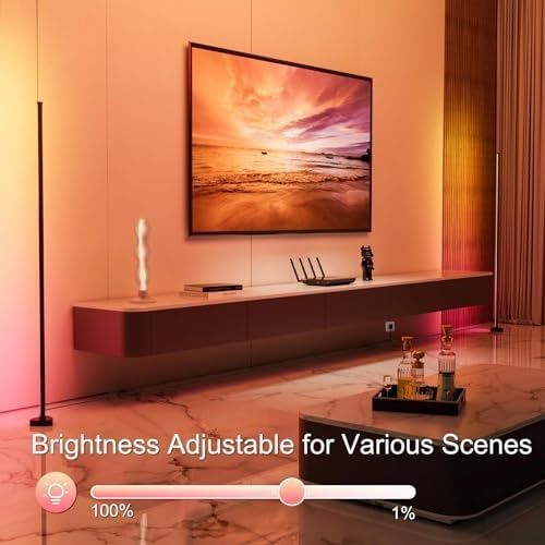 Zestaw 2 lamp smart led rgb ustellar stojące 22w dx21004-2 aplikacja