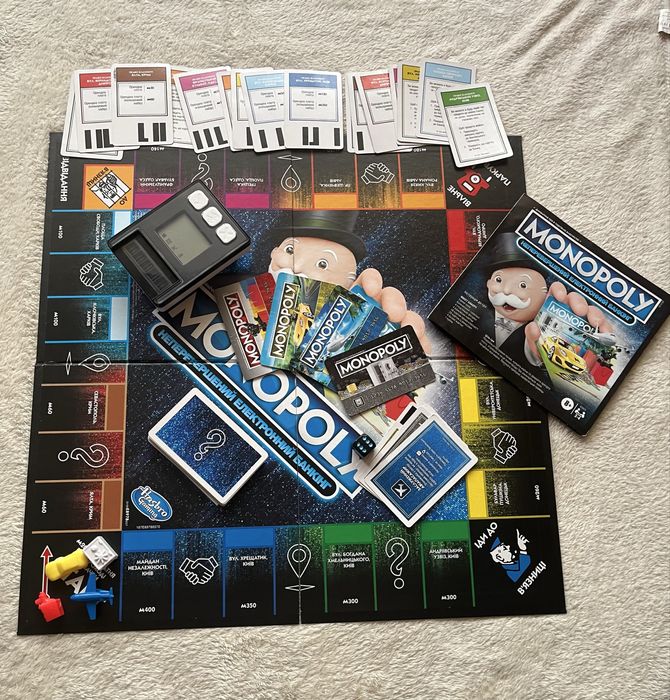 Настільна гра Monopoly  електронний банкінг Hasbro оригінал