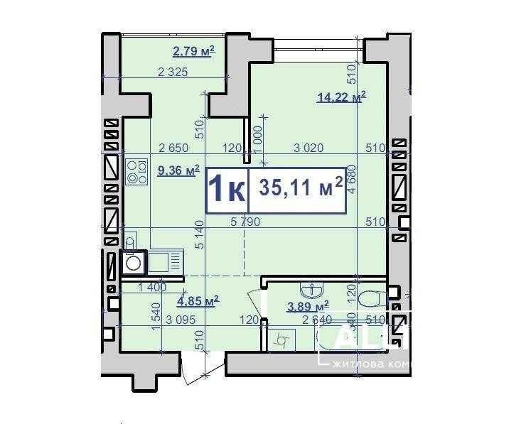 Продаж 1 км квартира біля парку Шевченка!