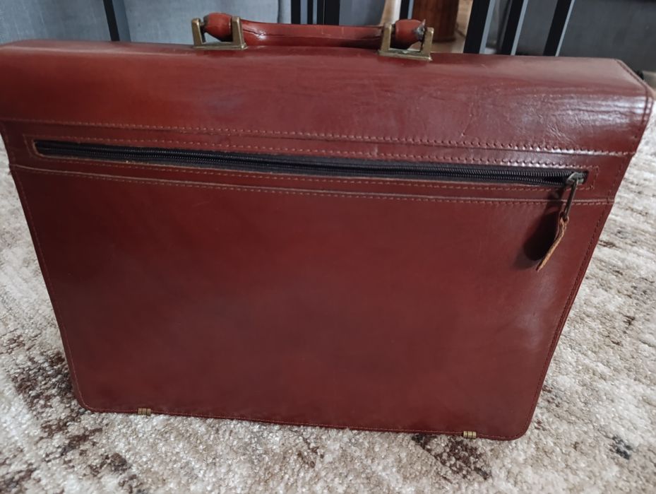 Teczka Aktówka skórzana męska