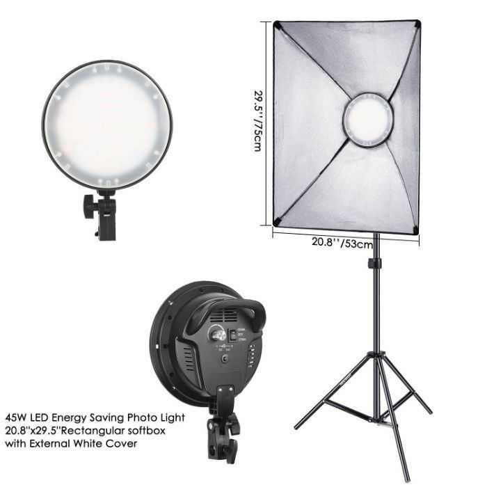 Kit luzes estudio para fotografia e video