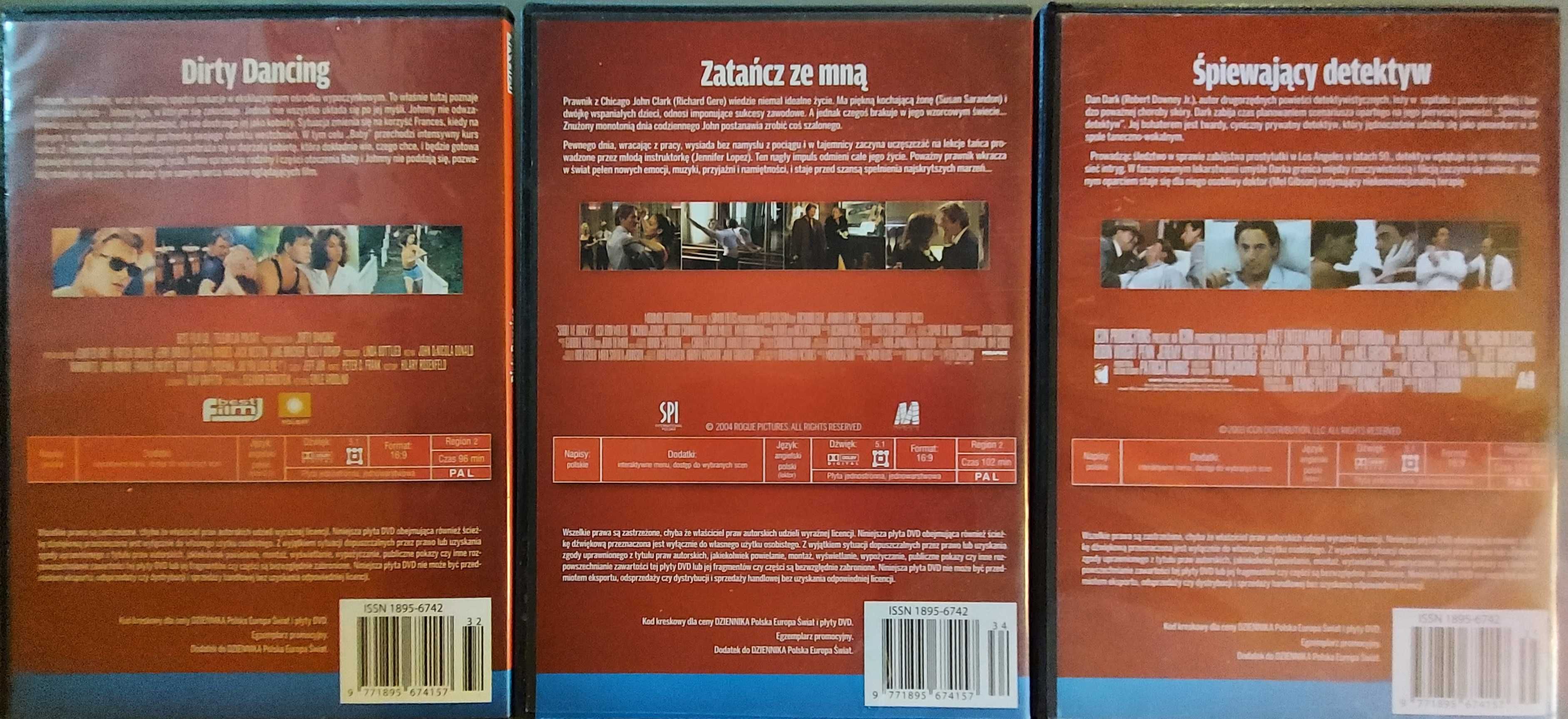 "Kino Pełne Muzyki" - 7 dvd Chicago, Zatańcz ze Mną, Dirty Dancing,