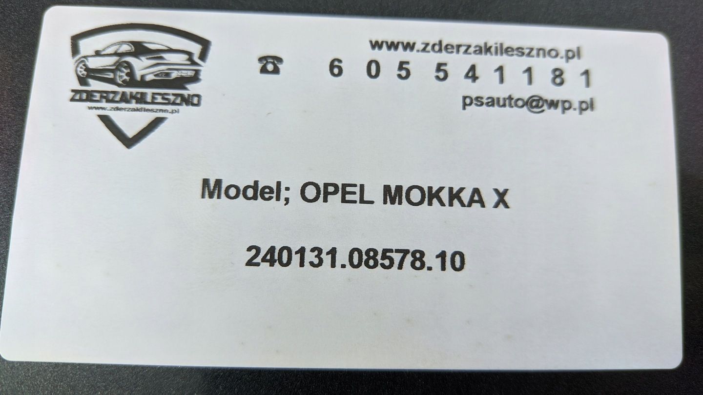 Zderzak przedni OPEL MOKKA X 2016-2019