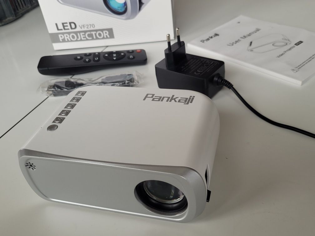 Mini Projektor Rzutnik HDMI Smart TV 1080 PANKAJI VF270