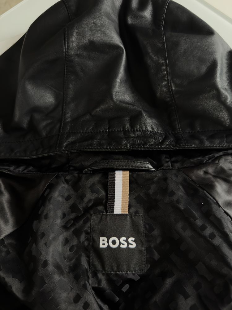 Кожаная куртка HUGO BOSS (оригинал)