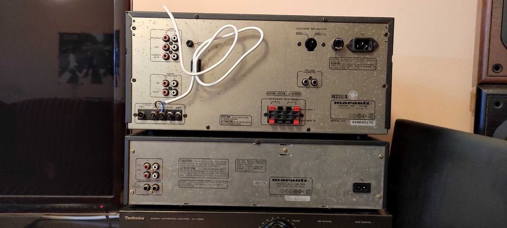 Wieża amplituner Marantz TA-52, magnetofon kasetowy Marantz SD 155