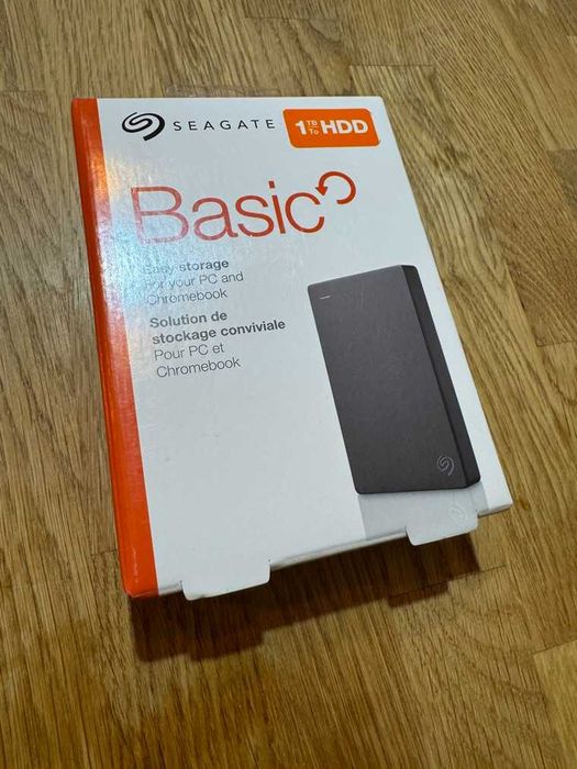 Dysk przenośny Seagate Basic 1TB USB 3.2 Gen. 1 Czarny - nowy
