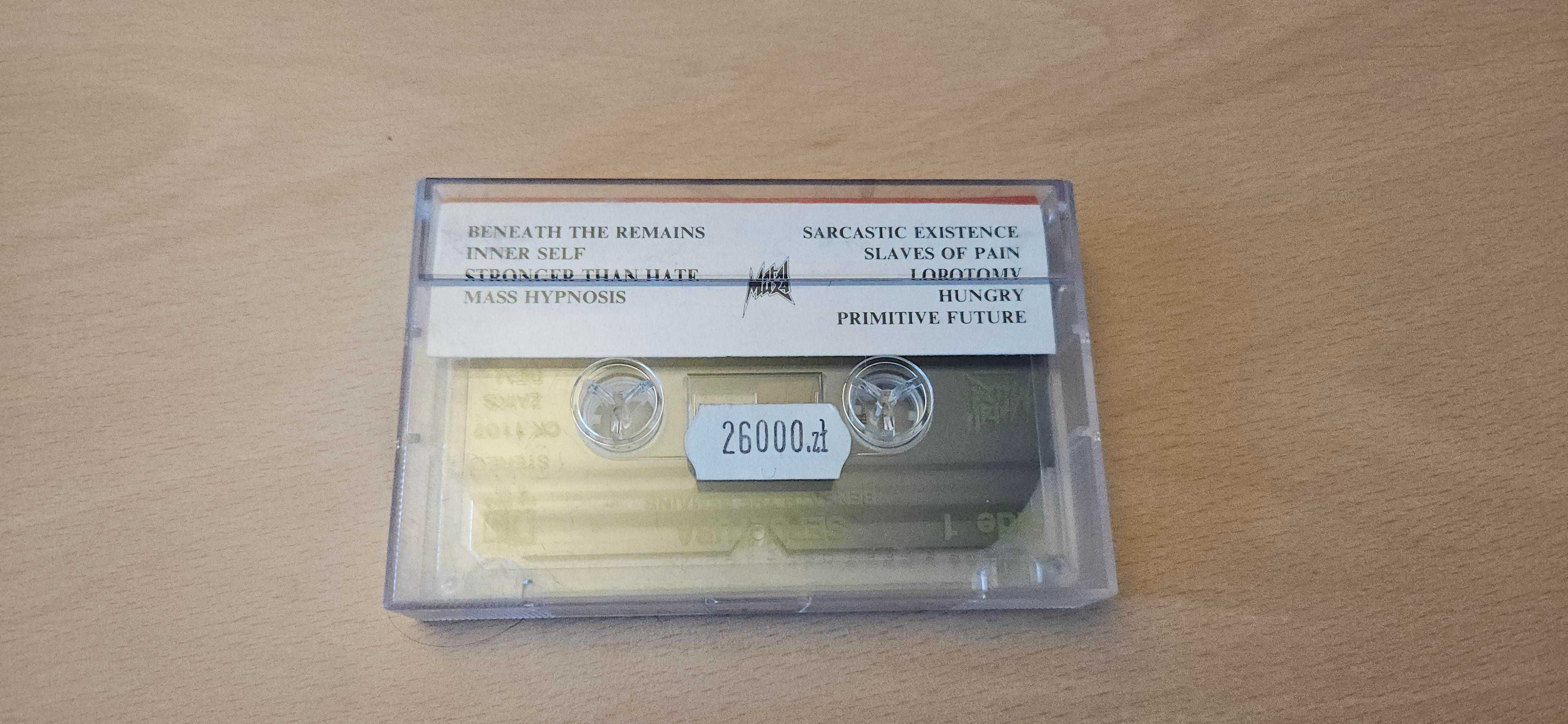 Kaseta Sepultura Beneath the Remains Roadrunner Records Zaiks