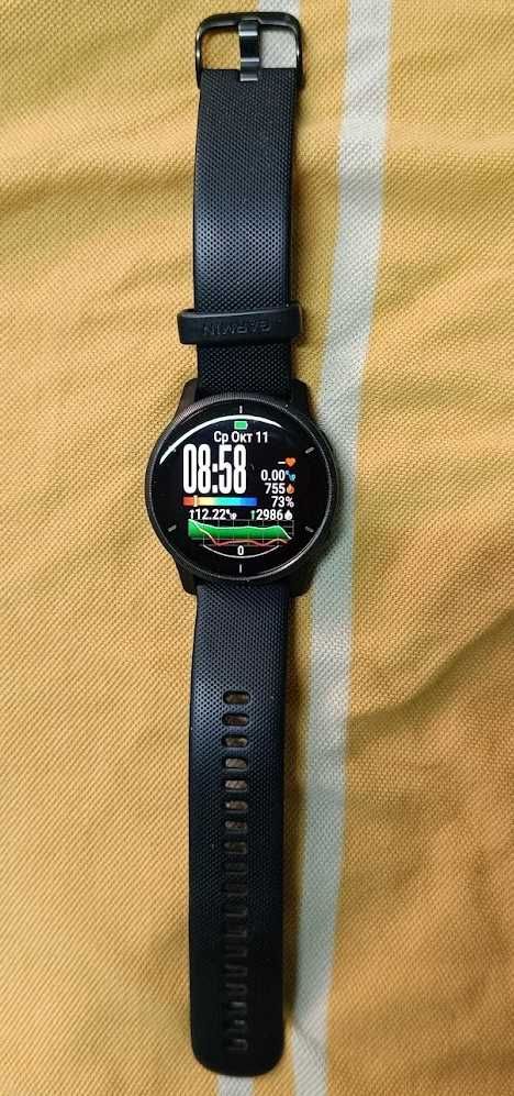 Смарт часы Garmin Venu 2 +NFC+amoled+музыка и GPS .новый ремешок