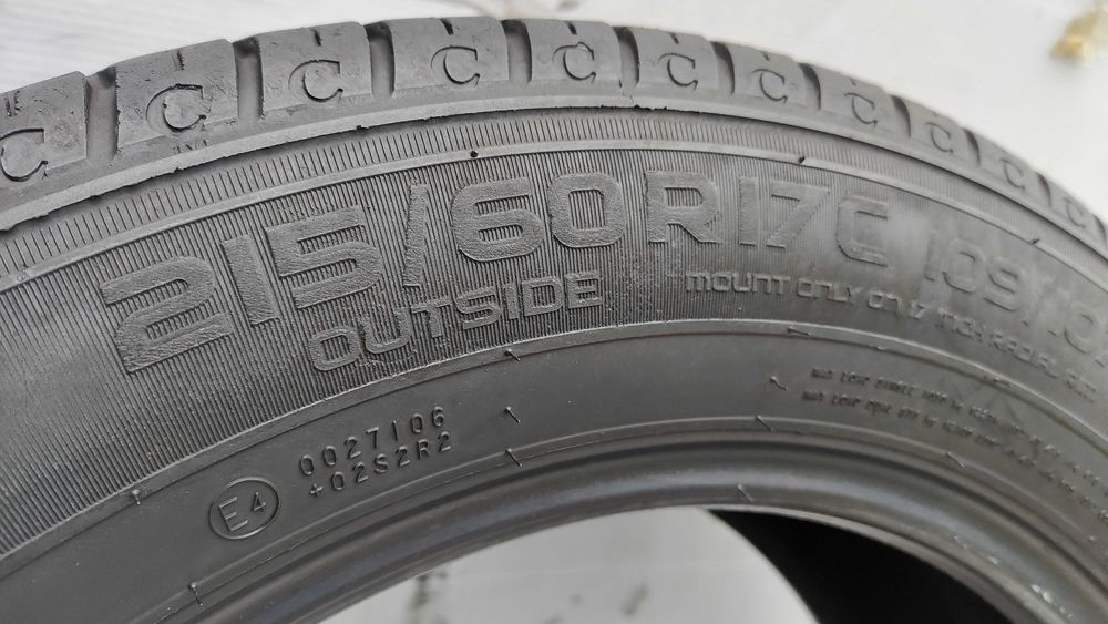 Opony Letnie 215/60/17C Nokian 2szt 7mm