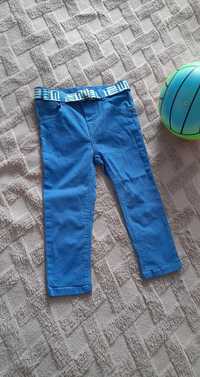 Spodnie jeansowe niebieskie 98
