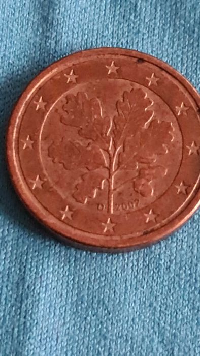 Moeda de 1 cêntimos de D 2002