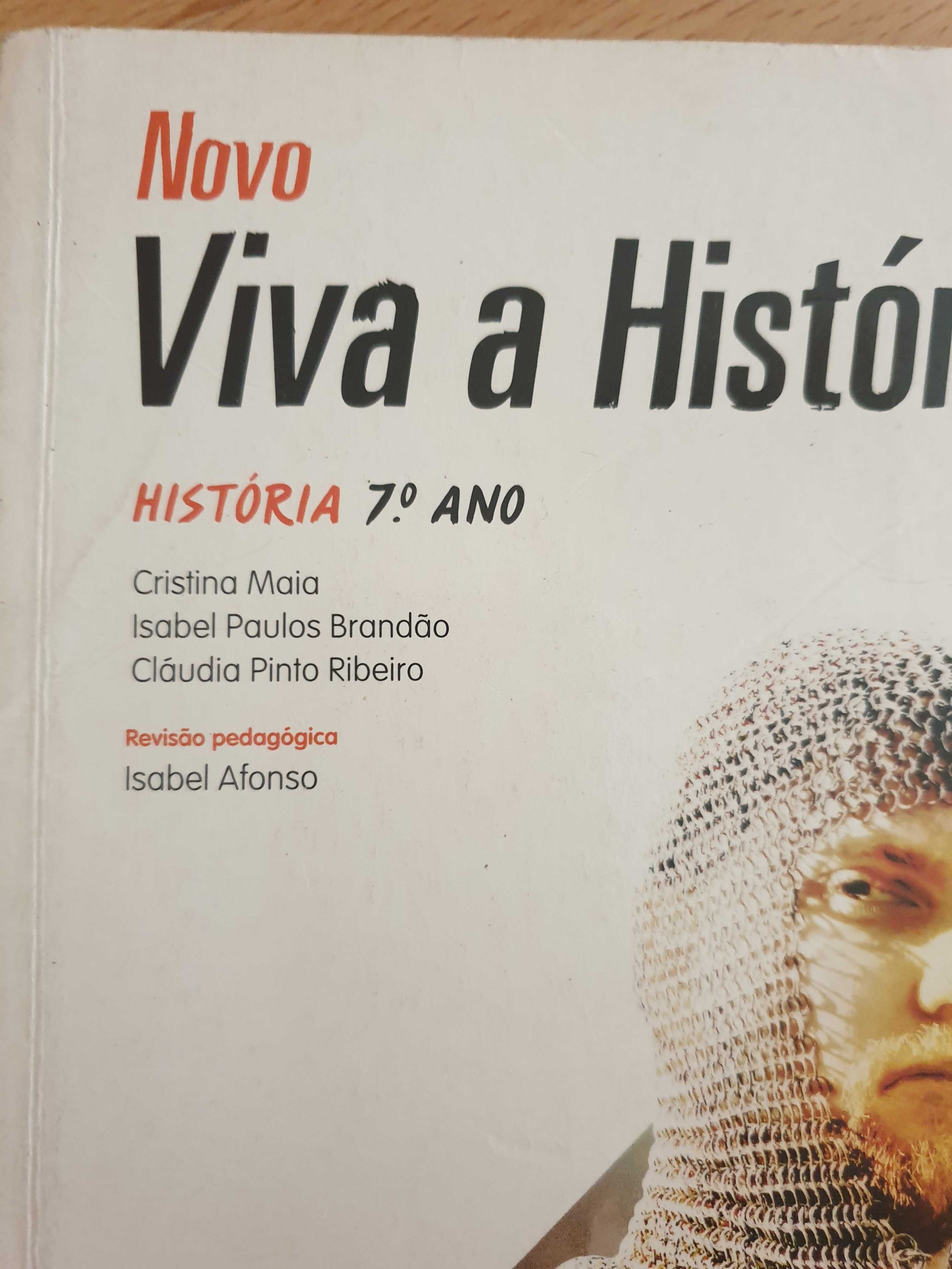 livro escolar Viva a Historia 7ºano