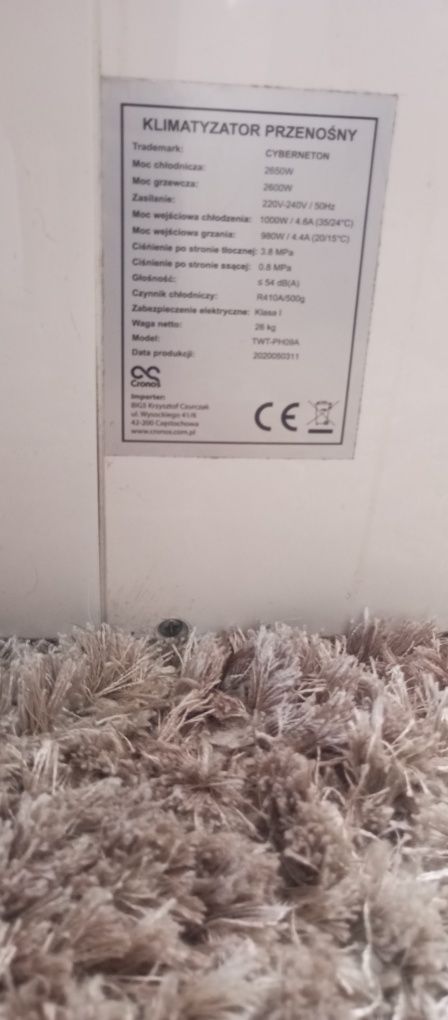 Klimatyzator przenośny Cronos