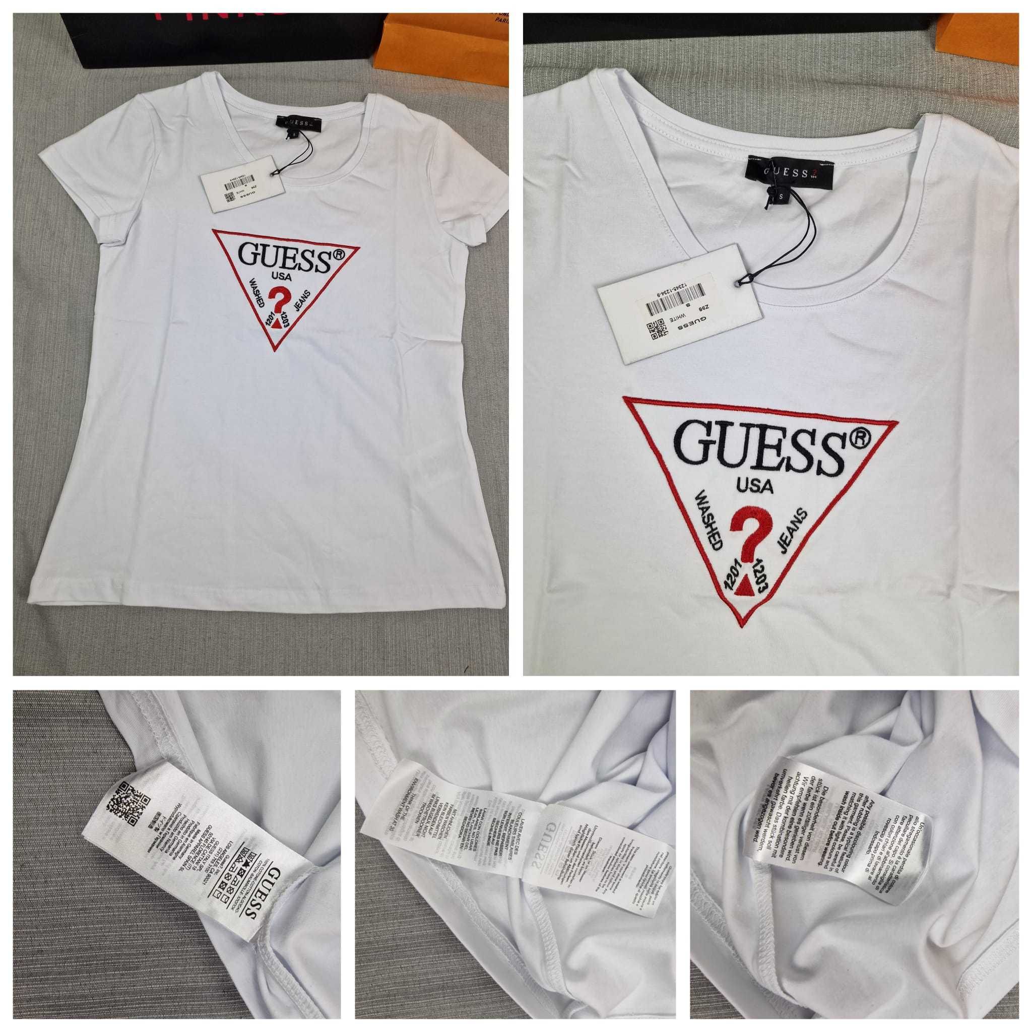 Koszulka damska t-shirt Guess Lacoste kolory