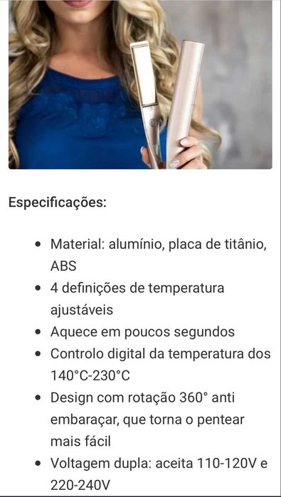 Alisador & Modelador de cabelo Twistline