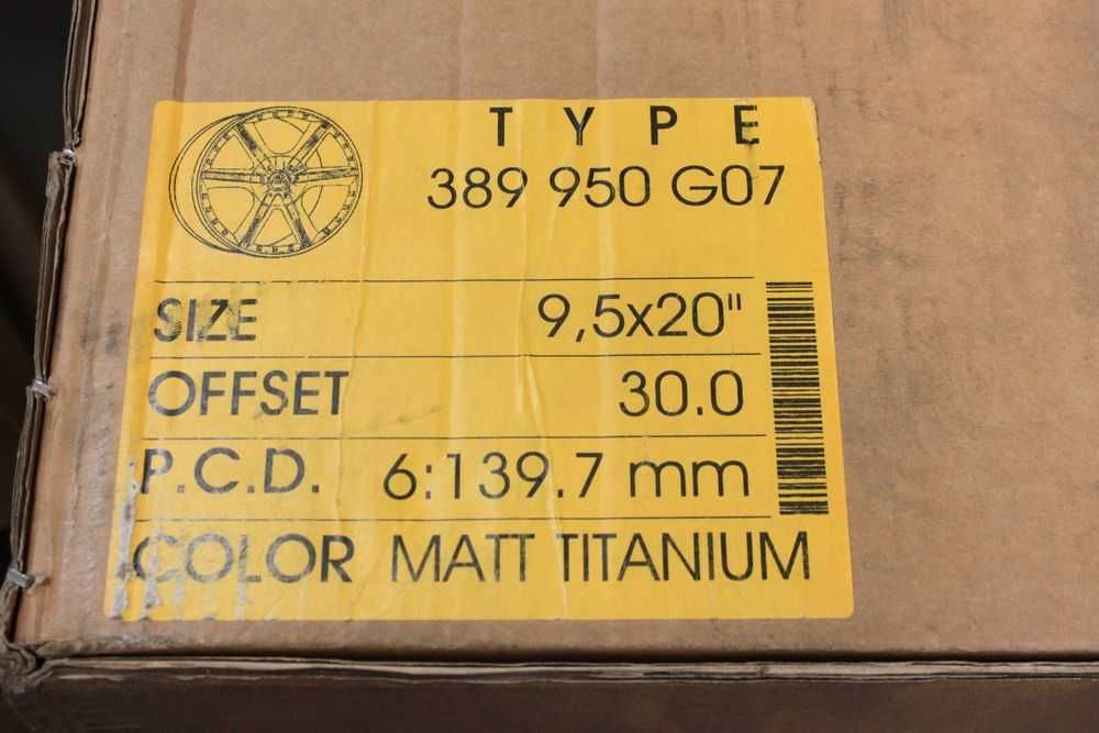 ANTERA typ 389 950 G07 9.5 X 20 ET30 6X139.7 Wyprzedaż