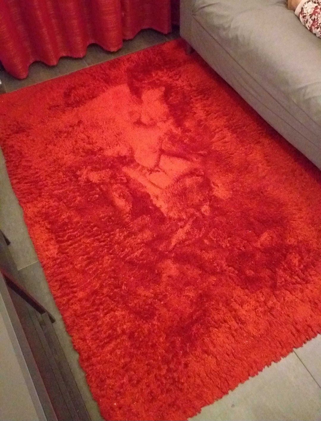 Tapete Vermelho 89cm × 140cm