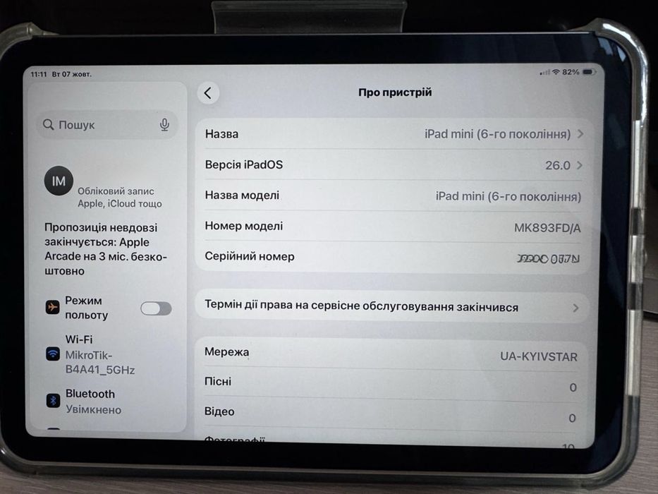 Ipad mini 6 + Lte