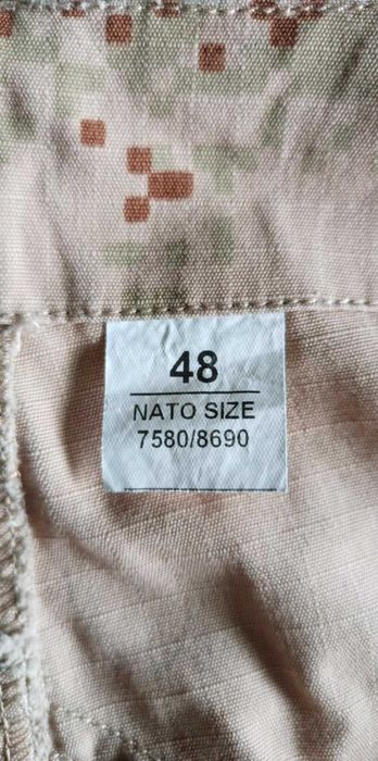 Spodnie Armia Chorwacja Digital Desert OSRH r48 M pas 92 Unikat /Afgan