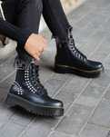 36 37 38 trapery 39 40 41 botki workery z ćwiekami kolcami platforma