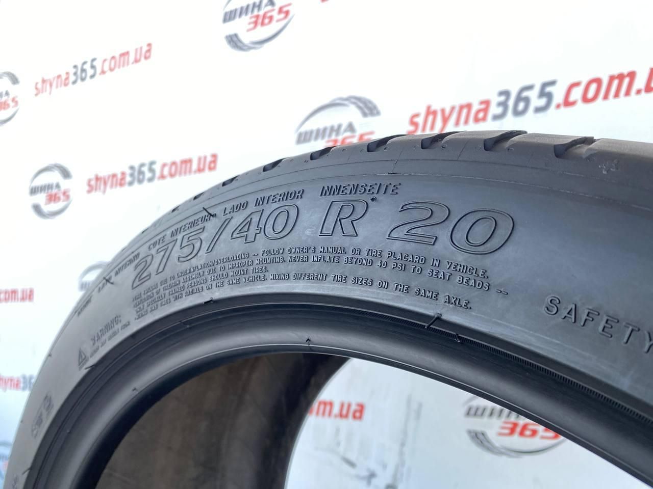275/40 r20 michelin latitude sport 3 run flat 4mm шини бу