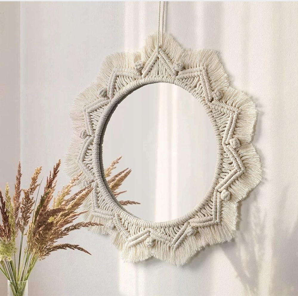 Lustro ścienne BOHO 50 cm