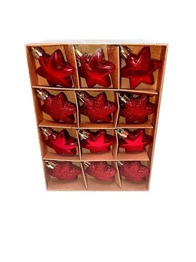 Gwiazdki 4,5 cm ozdoba świąteczna