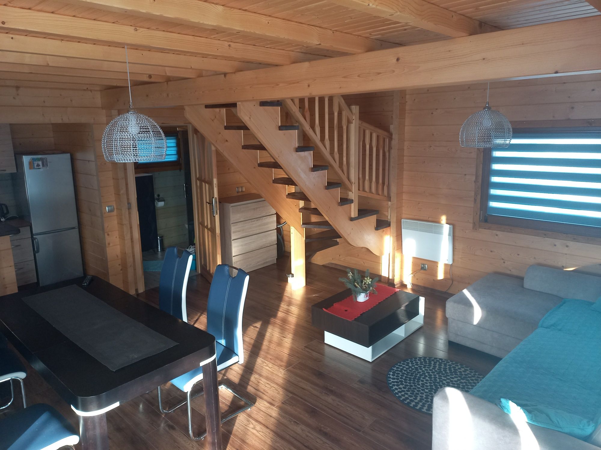 Domek Mazury 4 wakacje urlop łodzie bania sauna wypoczynek quady