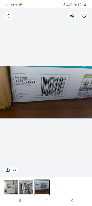 Bateria bidetowa hansgrohe