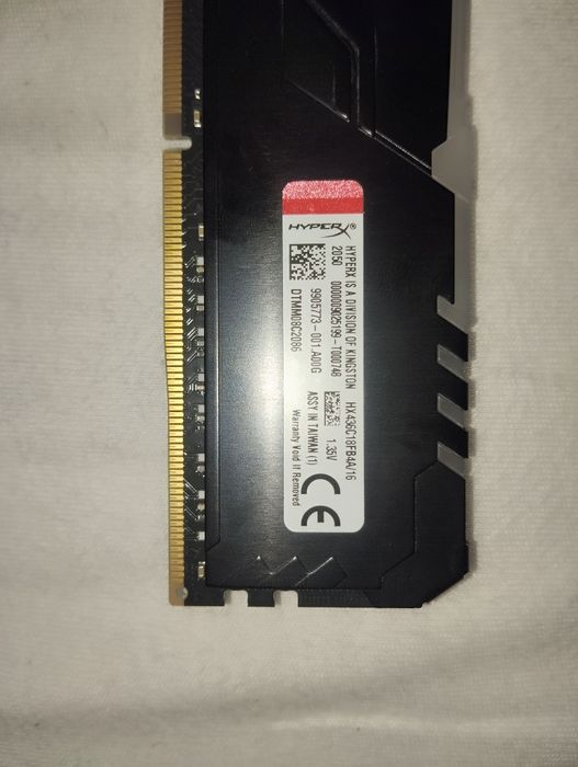 Ram hyperx 1x16 GB 3600 MHz