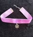 Choker pentagram czoker goth witch alternatywka emo punk alternative