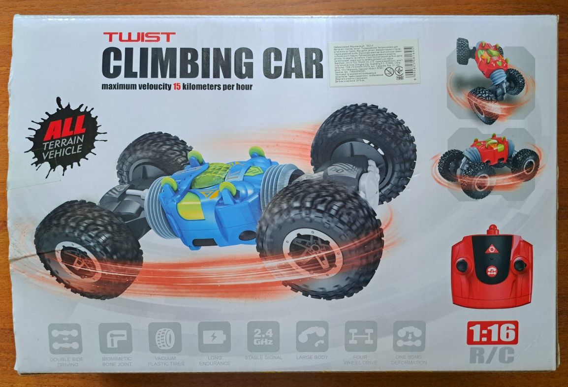 Машинка ПЕРЕВЕРТЫШ на радиоуправлении Twist Climbing Car 6+