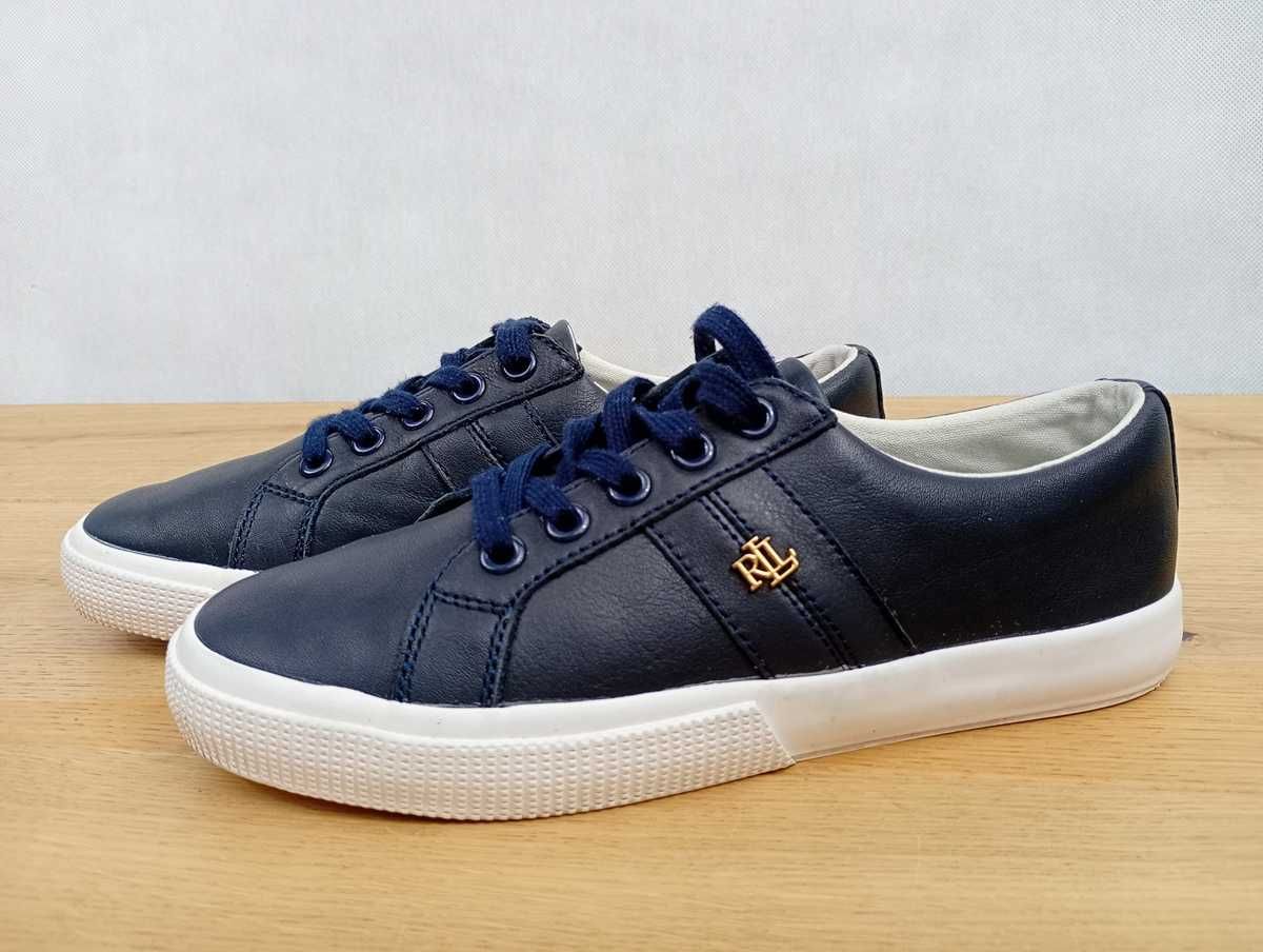 Sneakersy Ralph Lauren, Janson II, trampki, skóra, rozmiar 36,5