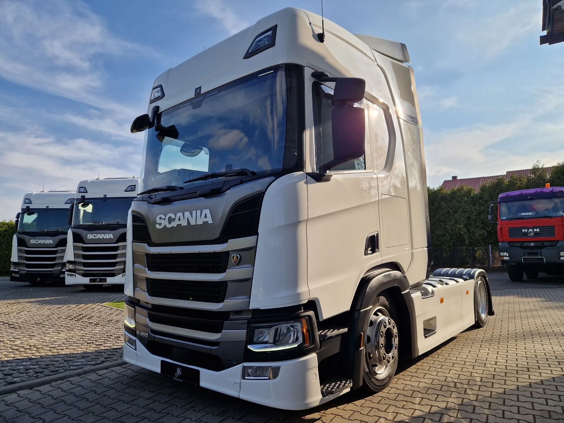 Scania R450 MEGA/LOWDECK EURO6 Klima postojowa Zabudowy międzyosiowe RETARDER AUTOMAT  /Gliwice
