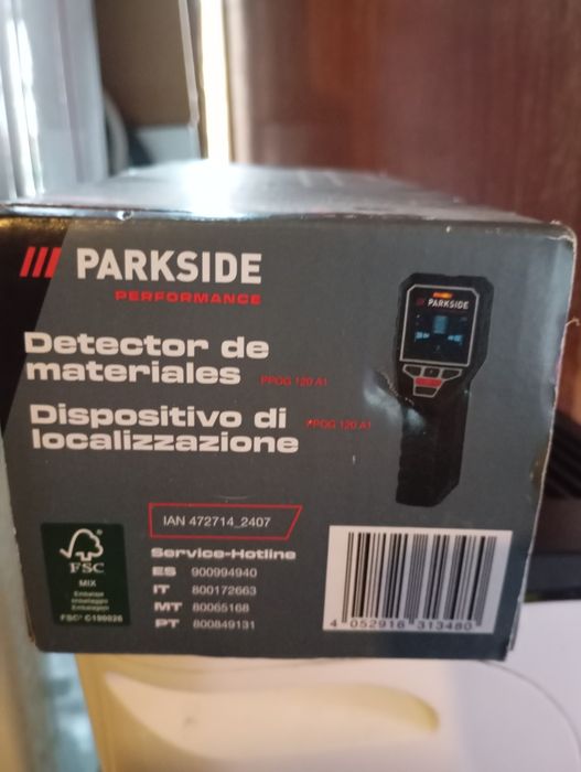 Detector de materiales Parkside