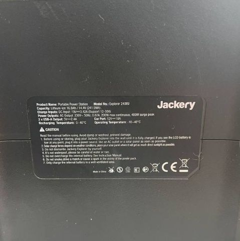 Зарядна станція Jackery explorer 240