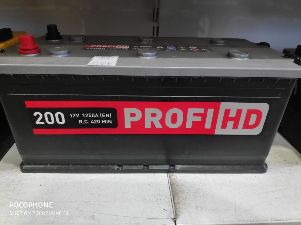 Вантажні Акумулятятори PROFI HD 6СТ-225 з високим пуском током! Львів